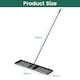 image 2 of COSTWAY Lawn Leveling Rake Heavy Duty Level Lawn Tool w/Ergonomic Handle-Black