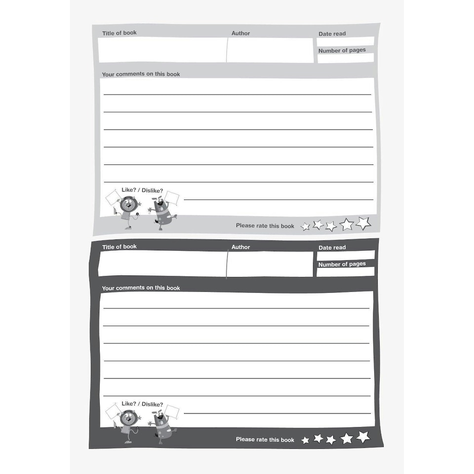 image 1 of A5 Reading Record Books Key Stage 2