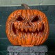 image 4 of 91cm x 1.2m Battery Powered Light up Halloween Pumpkin Fence with LEDs