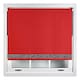 image 1 of FURNISHED Thermal Blackout Roller Blinds with Glitter Edge - (W)85cm x (L)165cm | Red | Red | (W) 85cm x (L) 165cm