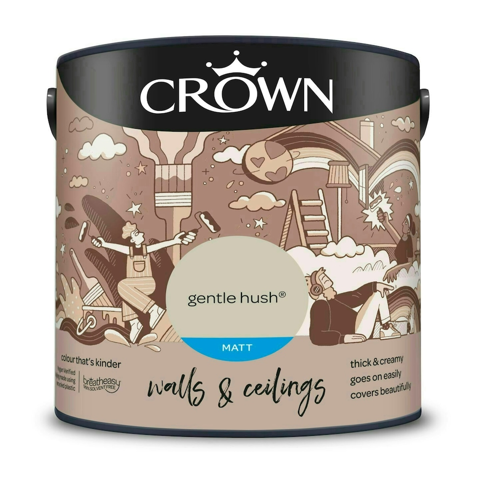 image 1 of Crown Matt Emulsion Gentle Hush 2.5L