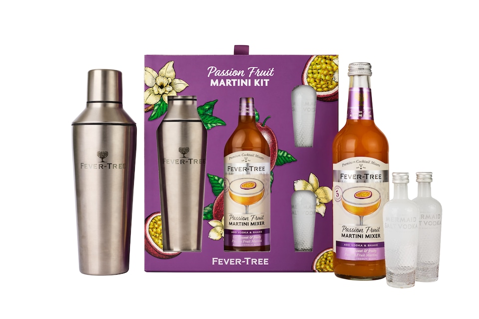 image 1 of Fever-Tree - Passion Fruit Martini Cocktail Kit Gift Pack, 50cl