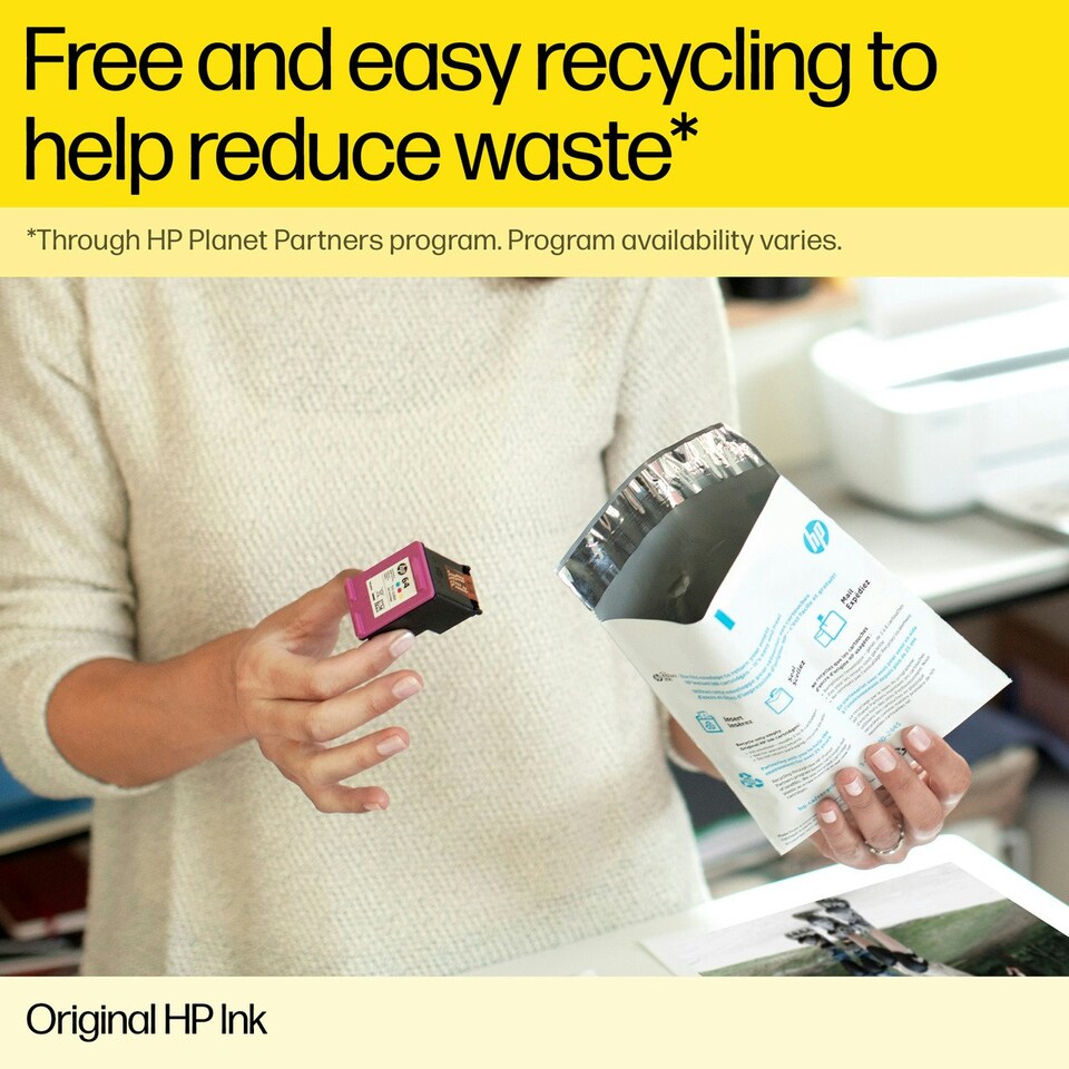 image 1 of 2x HP 302 Black Ink Cartridges Multi | 2x Refilled HP 302 Black Ink Cartridges
