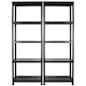 image 1 of TekBox Set of 2x 5 Tier Garage Storage Shelves