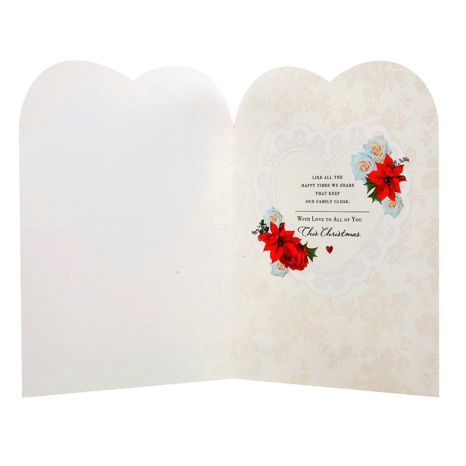 image 1 of Christmas Card To Daughter & Family 'Happy Times We Share'