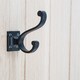 image 6 of Hammer & Tongs Square Back Hat & Coat Hook - W35mm x H80mm - Brass