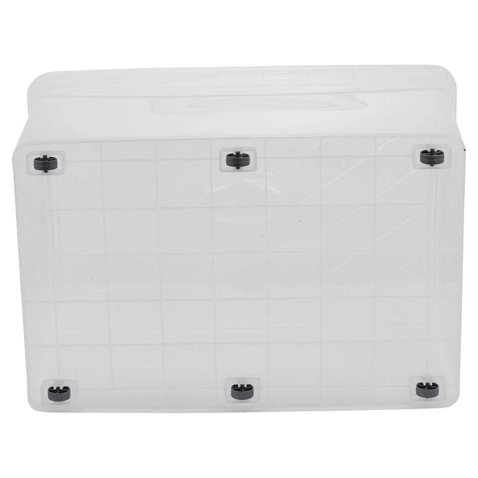 image 1 of 7-Section Extendable Plastic Cutlery Tray Organiser | Grey | 1