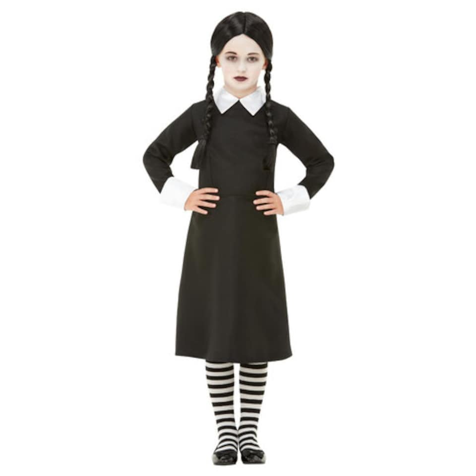 image 1 of Gothic School Girl Fancy Dress Costume Kids Small - Age 4-6