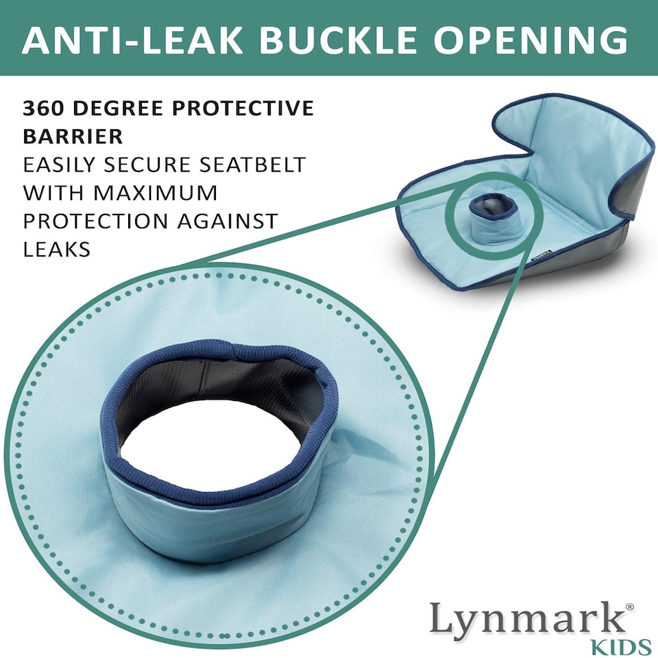 image 1 of Lynmark® Potty Training Car Seat Protector Cover with Middle Buckle Hole, Blue | Blue | Universal | 1