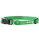 image 1 of Dog Puppy Collar with Buckle & Clip for Lead, Adjustable Soft Fabric Green | S