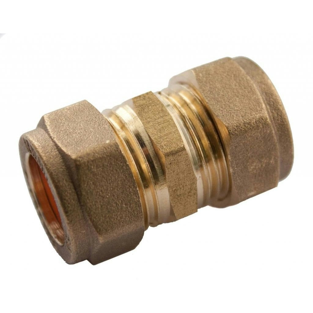 Oracstar Compression Straight Connector - Male - Gold - One Size