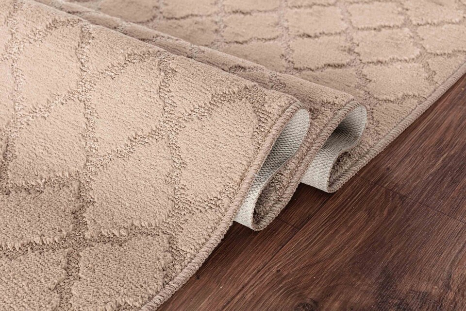 image 1 of Ivy Washable Trellis Design Anti Slip Doormats - Runners