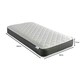 image 4 of Hybrid Mattress - Soft Feel, Memory Foam & Spring Support Grey | King