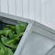 image 8 of Outsunny 80x47x138cm Wood Cold Frame Greenhouse for Plants PC Board Orange