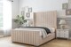 image 2 of Sloomy Marlborough Sand Naples Bed Frame With 50"  Upholstered Wingback Headboard 4' Small Double