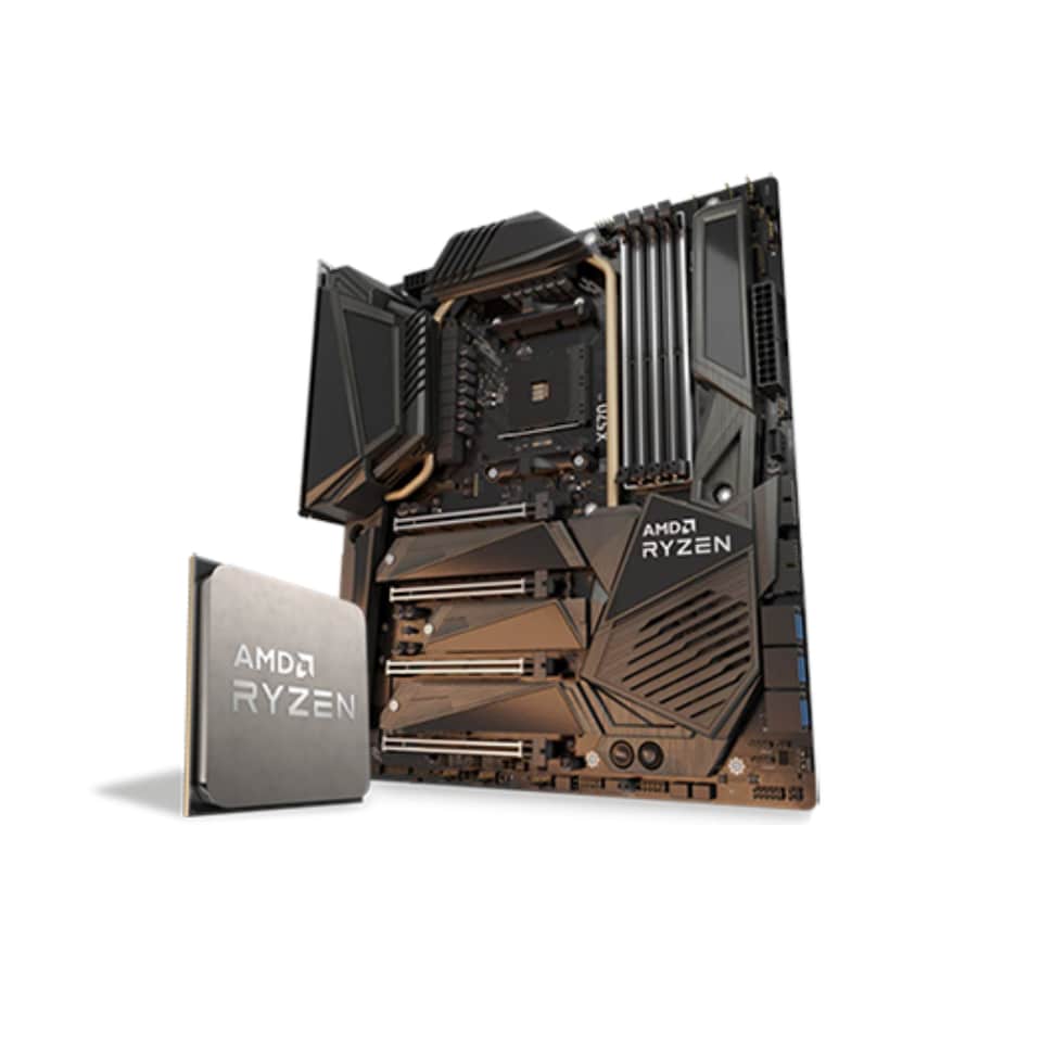 image 1 of AMD Ryzen 5 5600XT AM4 Zen 3 Architecture 6 Core 12 Threads Processor and Cooler