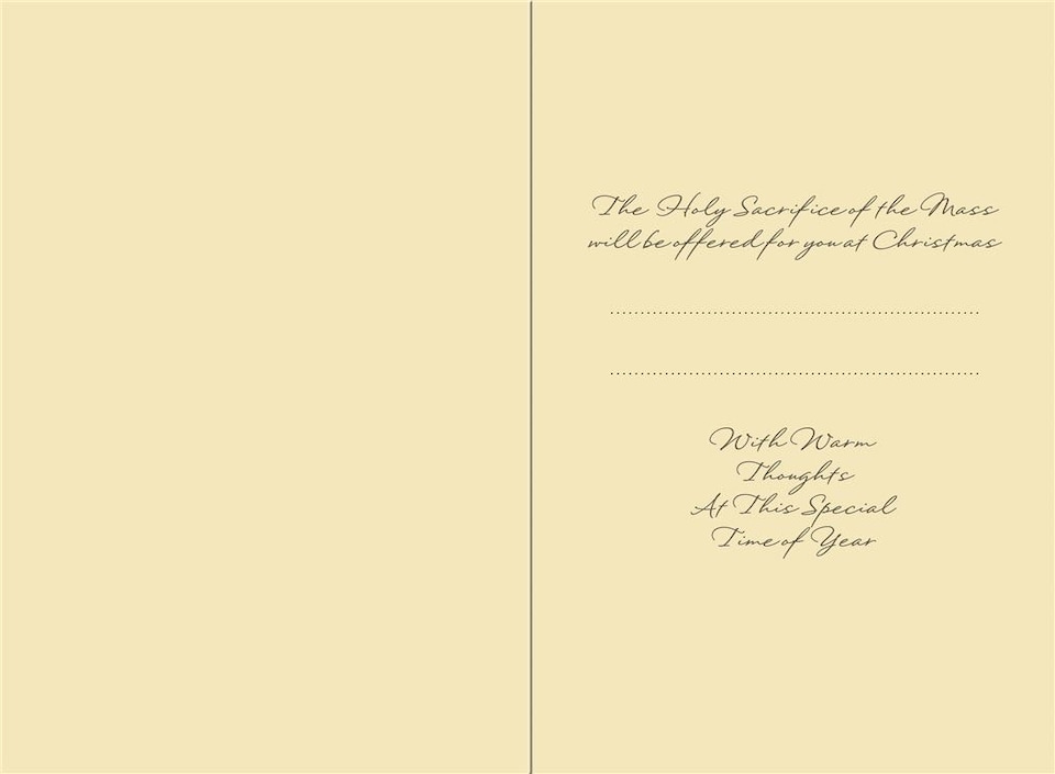 image 1 of Mary and Jesus Religious Christmas Card
