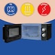 image 8 of Russell Hobbs RHM1731B Black Microwave 17L 700W with Defrost & 5 Power Levels