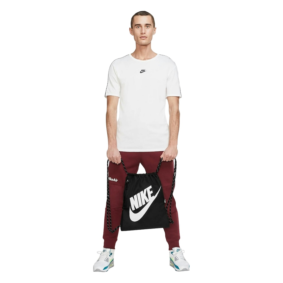 image 1 of Nike Heritage Drawstring Bag - Black - One Size | Black | One Size