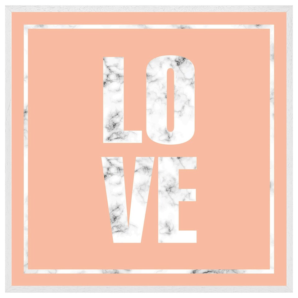 image 1 of Love marble (Picutre Frame) White | L