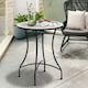 image 2 of Outsunny Mosaic Table Round Ceramic Bistro Garden Furniture Side Bar Table Patio