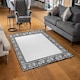 image 2 of Greek Traditional Meandor (Rug) Black | Medium: 80x150cm