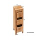 image 2 of Toko Light Mango 3 Drawer Bedside - Solid Mango Wood - L40 x W42 x H62 cm