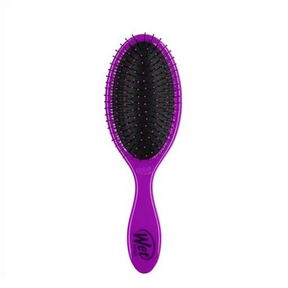 image 1 of WetBrush Original Detangler Hair Brush Gently Separates Knots With Ease, Does Not Rip Hair, For All Hair Types, Purple
