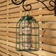 image 9 of Pack of 2 Samuel Alexander Metal Hanging Bird Fat Ball Feeder with Squirrel Guard & Pack of 6 Suet Fat Balls
