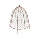 image 1 of Outdoor Wire Netted Plant Protector - Mild Steel - L36 x W36 x H48 cm - Bronze