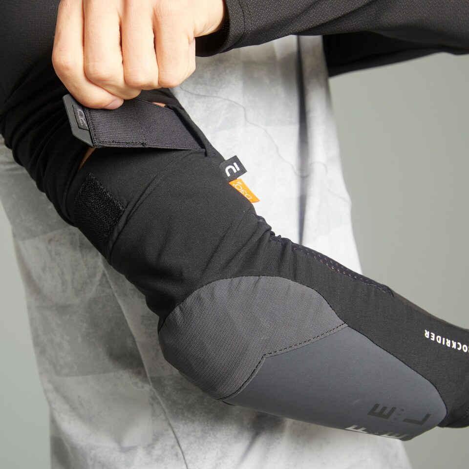 image 1 of Decathlon All-Mountain Enduro Mountain Biking Elbow Pads Feel D_Strong