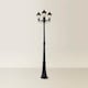 image 4 of ValueLights Mayfair 3 Way Black Outdoor Lamp Post Light | Black