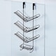 image 1 of Showerdrape Atrium 3 Tier Hanging Black Shower Caddy | Black | 1