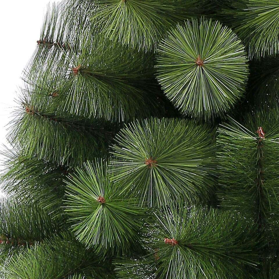image 1 of 6ft Bushy Elegant Self Artificial Christmas Tree Xmas Home Decorations 180cm, Green Green | 6ft