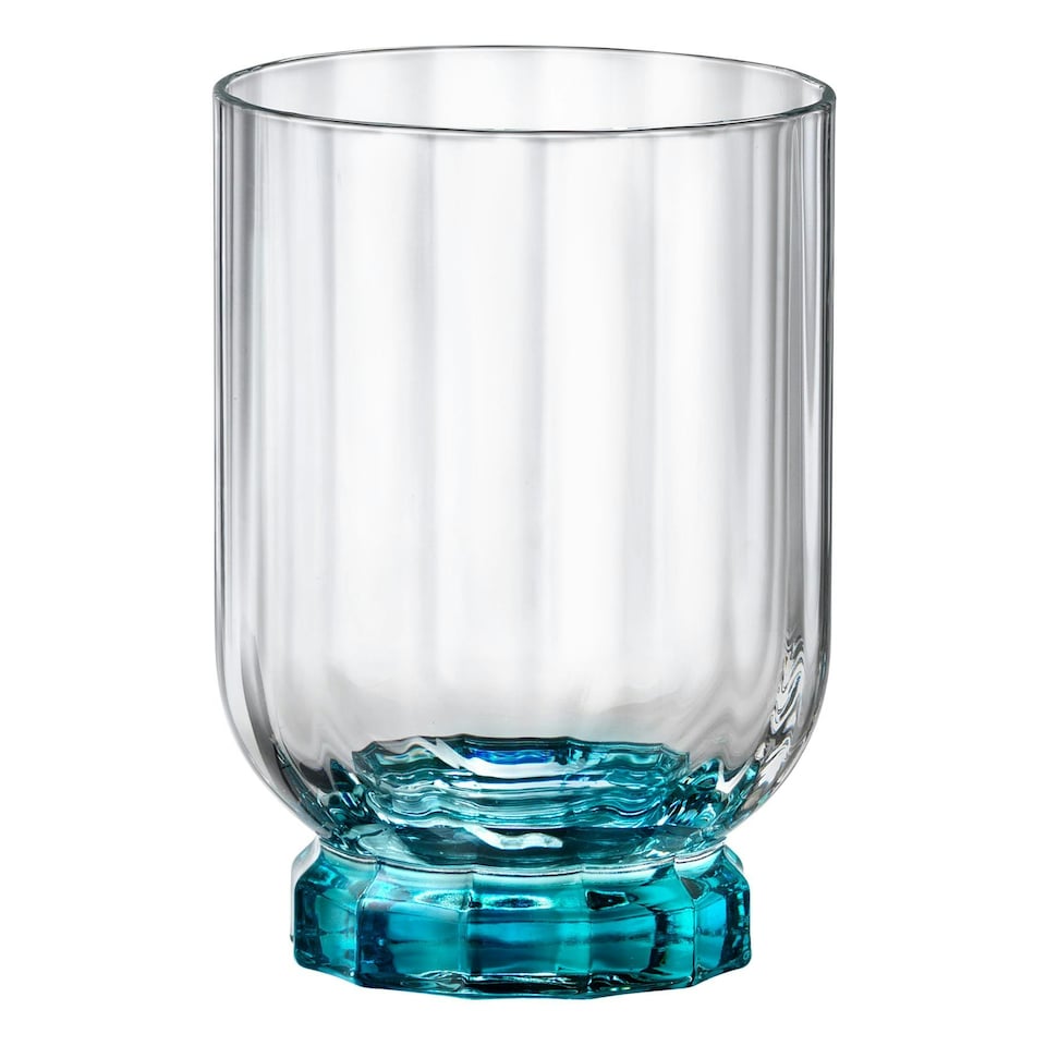 image 1 of Bormioli Rocco Florian Whisky Glasses - 300ml - Blue - Pack of 6 Blue