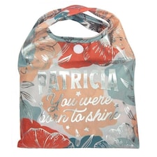 History & Heraldry Personalised Sparkle Reusable Foldable Shopper Bag - Patricia | Multi