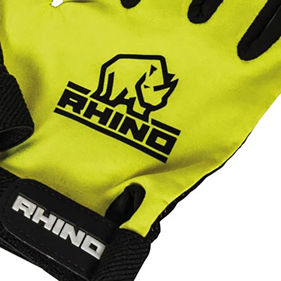 image 1 of Rhino Pro Full Finger Mitts Black Size Mb/Lb