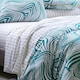 image 2 of Martex Green Zebra Marble Duvet Cover Set Green Super King Green | Super King