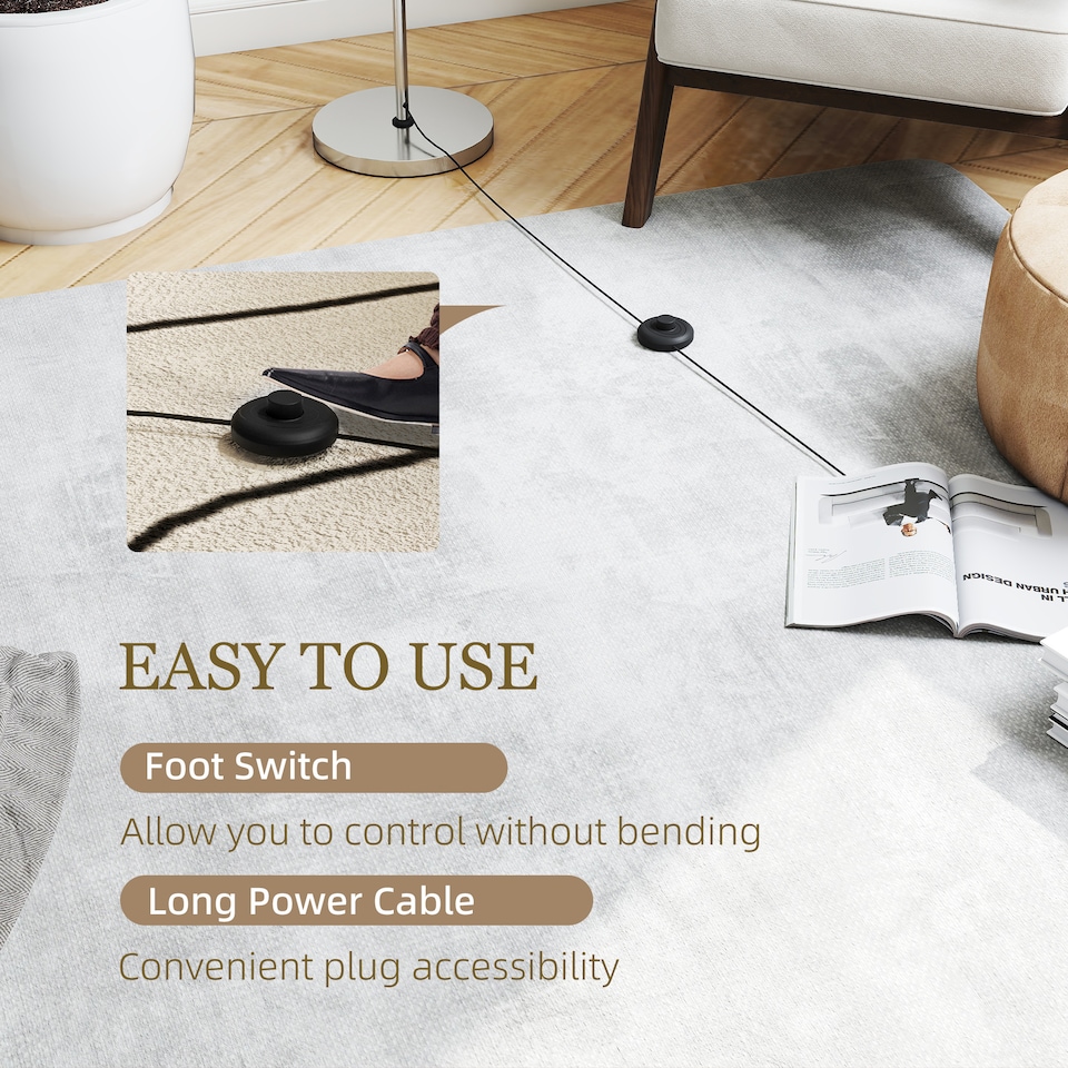 image 1 of HOMCOM 3-Light Tree Floor Lamps for Living Room, Modern Standing Lamp for Bedroom with Globe Lampshade, 3000K/4000K/6000K Colour Temperatures, Steel Base, Silver Tone | Silver