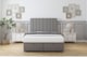 image 1 of Sloomy Langston Pewter Dumfries Ottoman Bed With Mattress With 54" Floor Standing Headboard 6' Super King