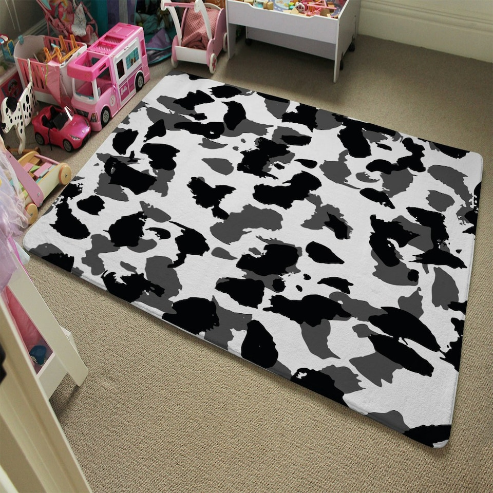 image 1 of Animal Print (Rug) | Black | S