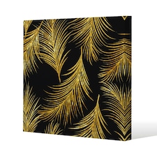 Golden Tropical (Canvas Print) 114 x 114 x 4cm