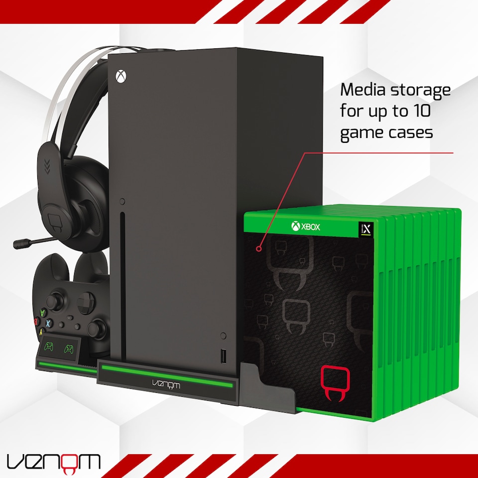 image 1 of Venom Xbox Series X Console Station and Charging Dock