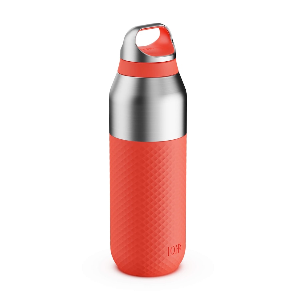 image 1 of ION8 ROAM Insulated Steel Water Bottle, Rubberised, 655ml / 22oz