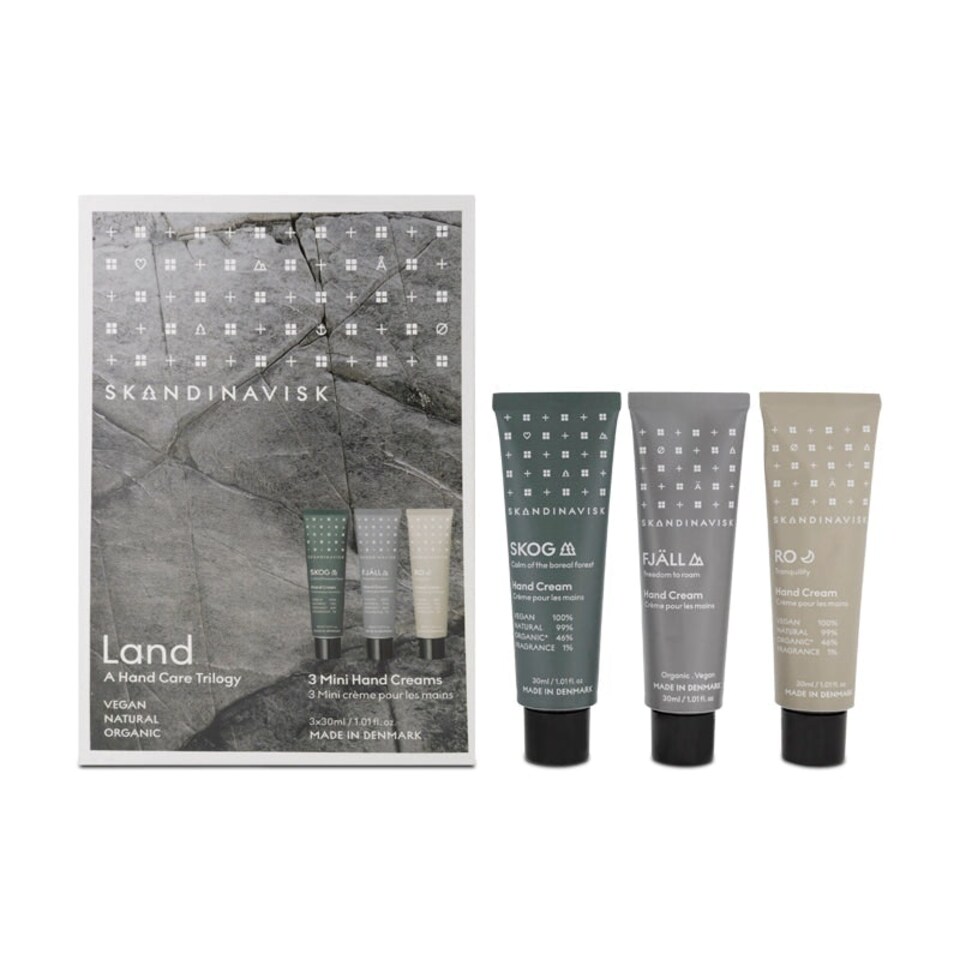 image 1 of Skandinavisk Land 3 Mini Hand Creams Set 3 x 30ml