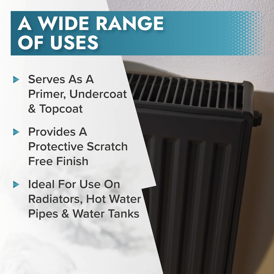 image 1 of Polar Radiator Spray Paint Heat Resistant Satin | Black | Satin Black | 400 ml | 1