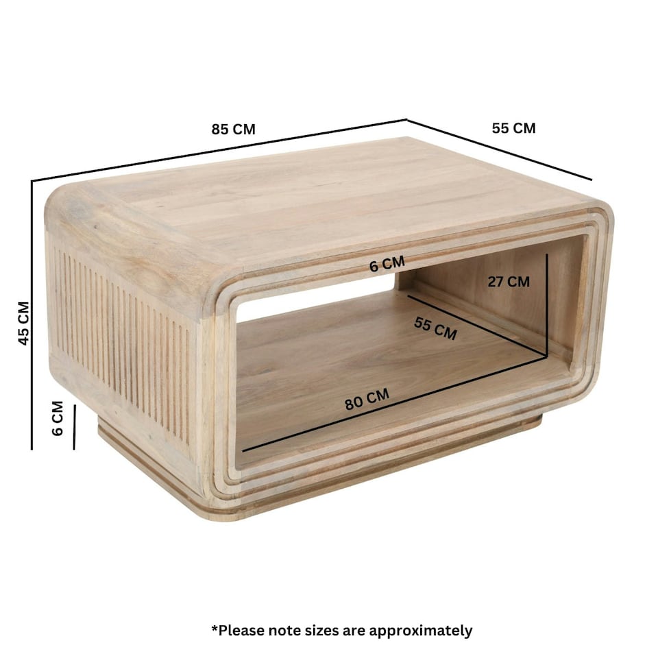 image 1 of Rayne Mango Wood Coffee Table