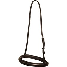 Collegiate Leather Cavesson Noseband IV - Brown - Cob
