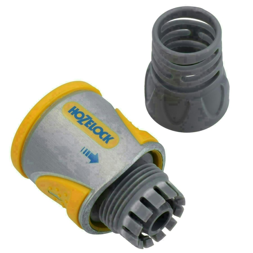 image 1 of Hozelock Metal Hose Pipe End Connector Quick Release Fitting Pro Water 10PK
