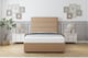 image 1 of Sloomy Texas Latte Dumfries Divan Bed With Mattress 4 Drawers With 26" Strutted Headboard 5' King | Brown | Latte | King | 1